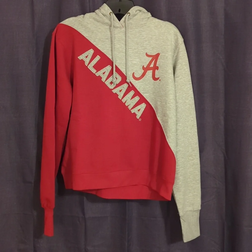 Blue 84 NCAA Officially Licensed Diagonal Colorblock Hooded Sweatshirt - Picture 4 of 4